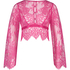 All-over Lace Top, Pink