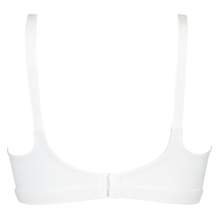 Non-Padded Non-Underwired Bra, White