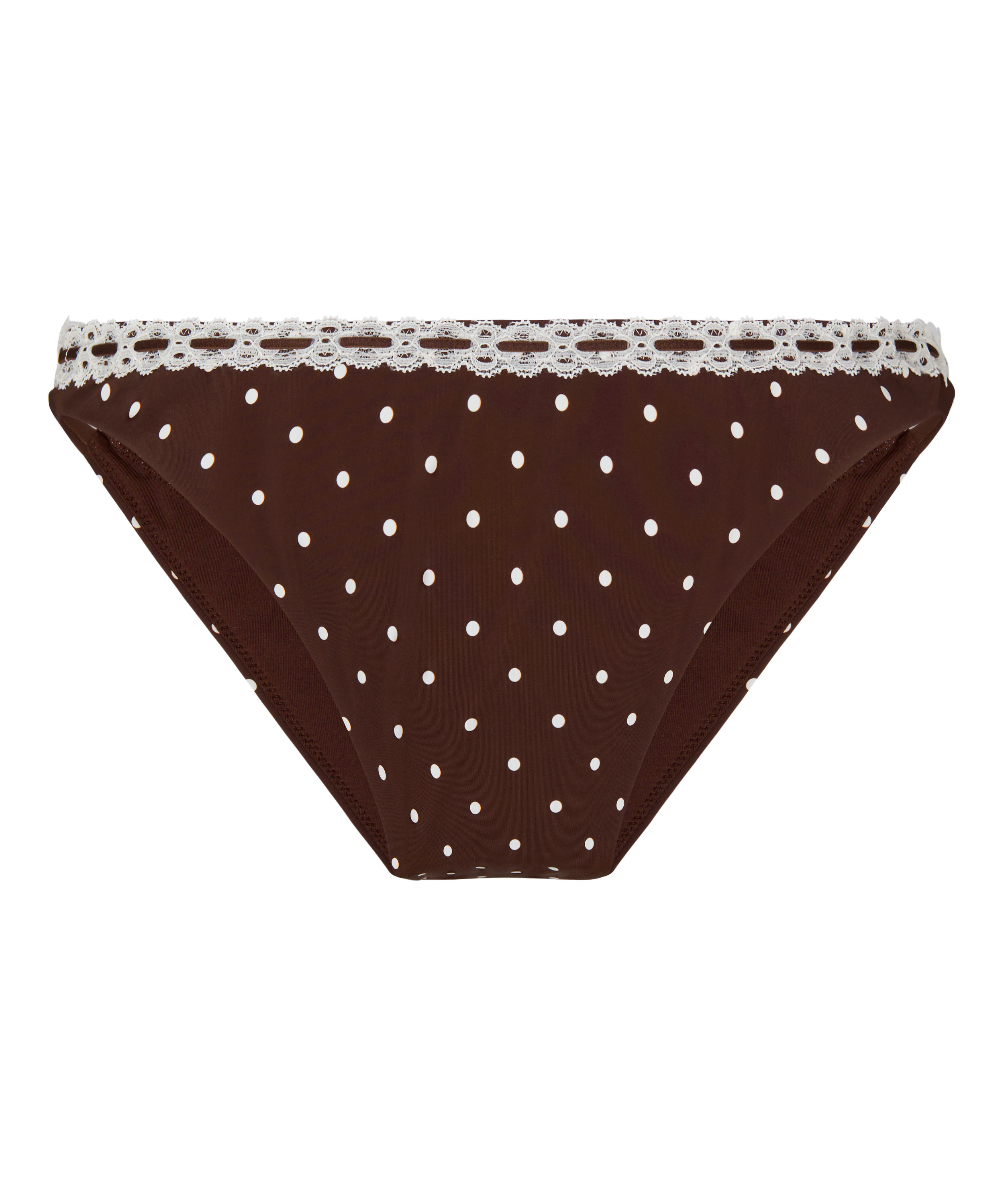 Highleg Bikini Bottom Algarva, Brown, main