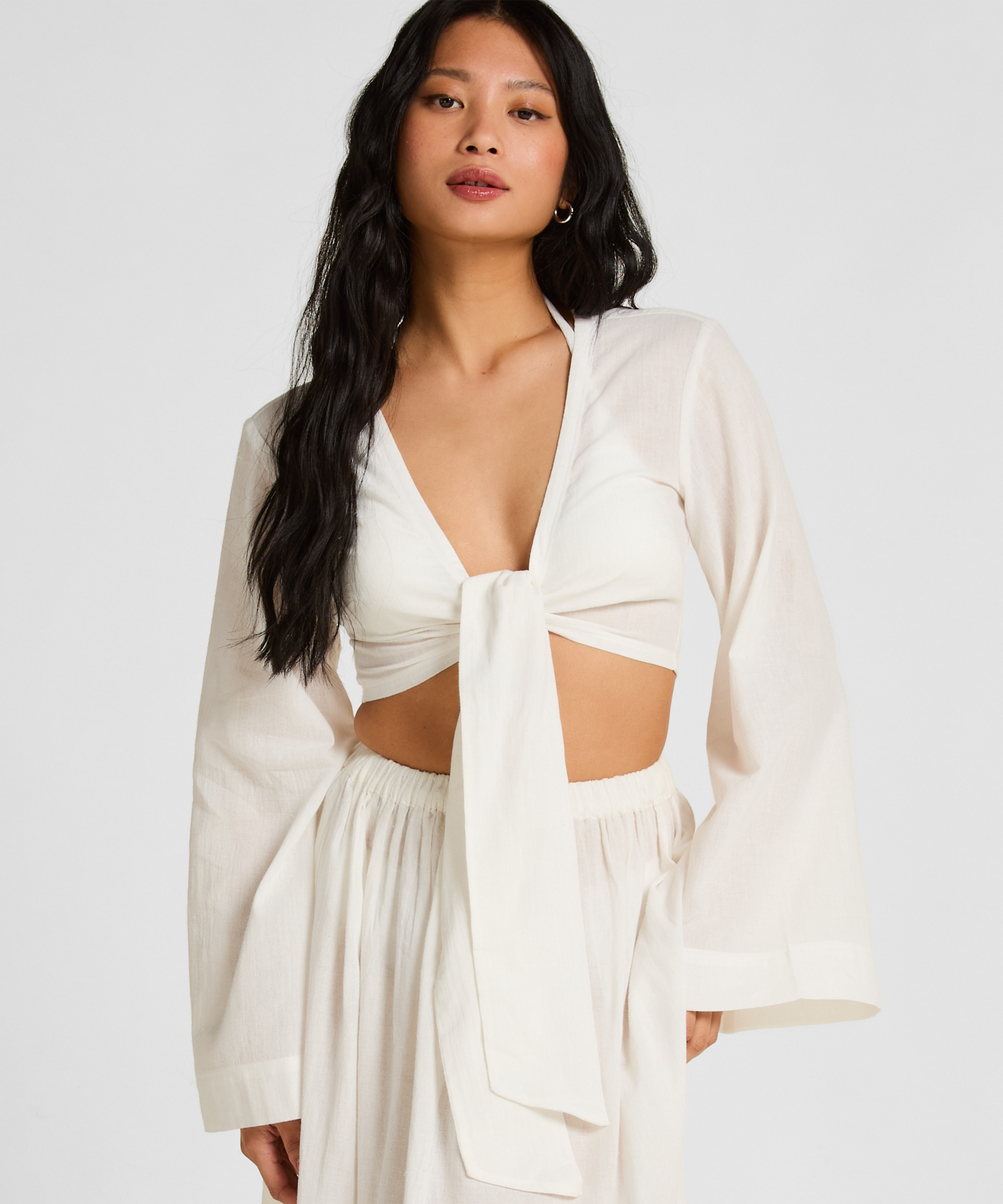 Beach Top Glam, White, main
