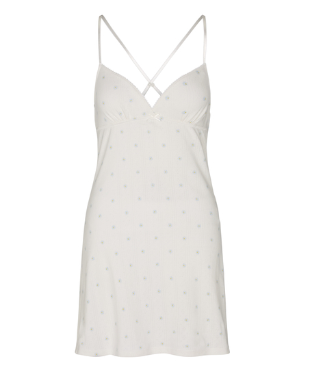 Peonie Slipdress Satin, White