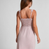 Nora Lace Slip Dress, Pink