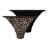 2-Pack Micro Leopard String, Black