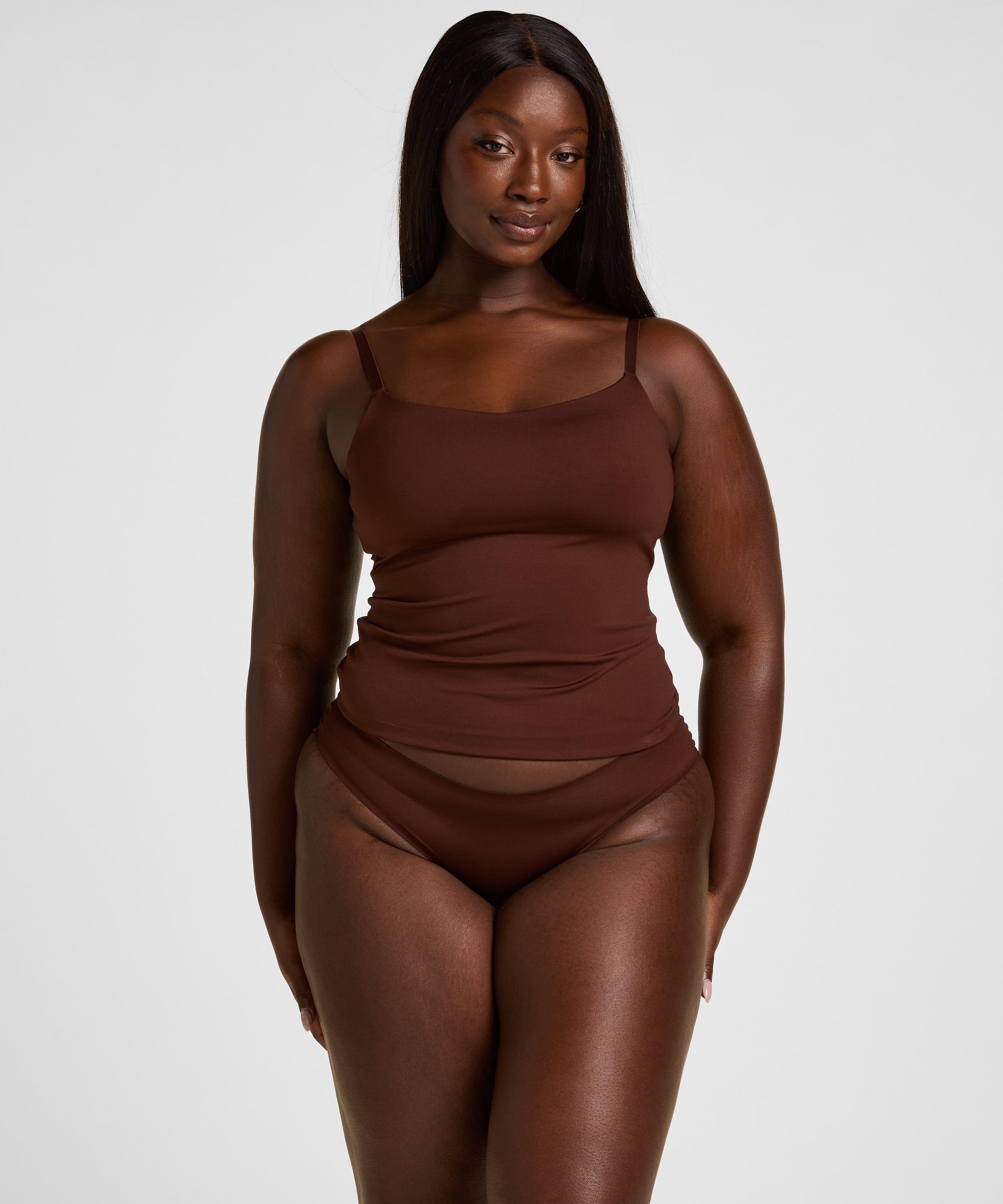 Super Comfort Top, Brown, main