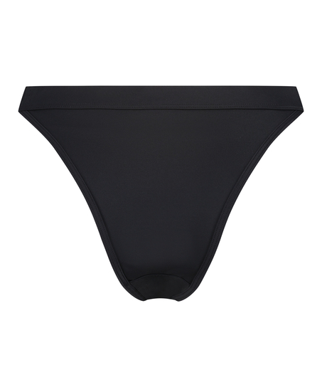 Mesh cheeky bikini bottoms, Black