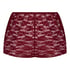 Short Allover Lace, Red