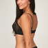 Non-Padded Underwired Bra Peonie, Black