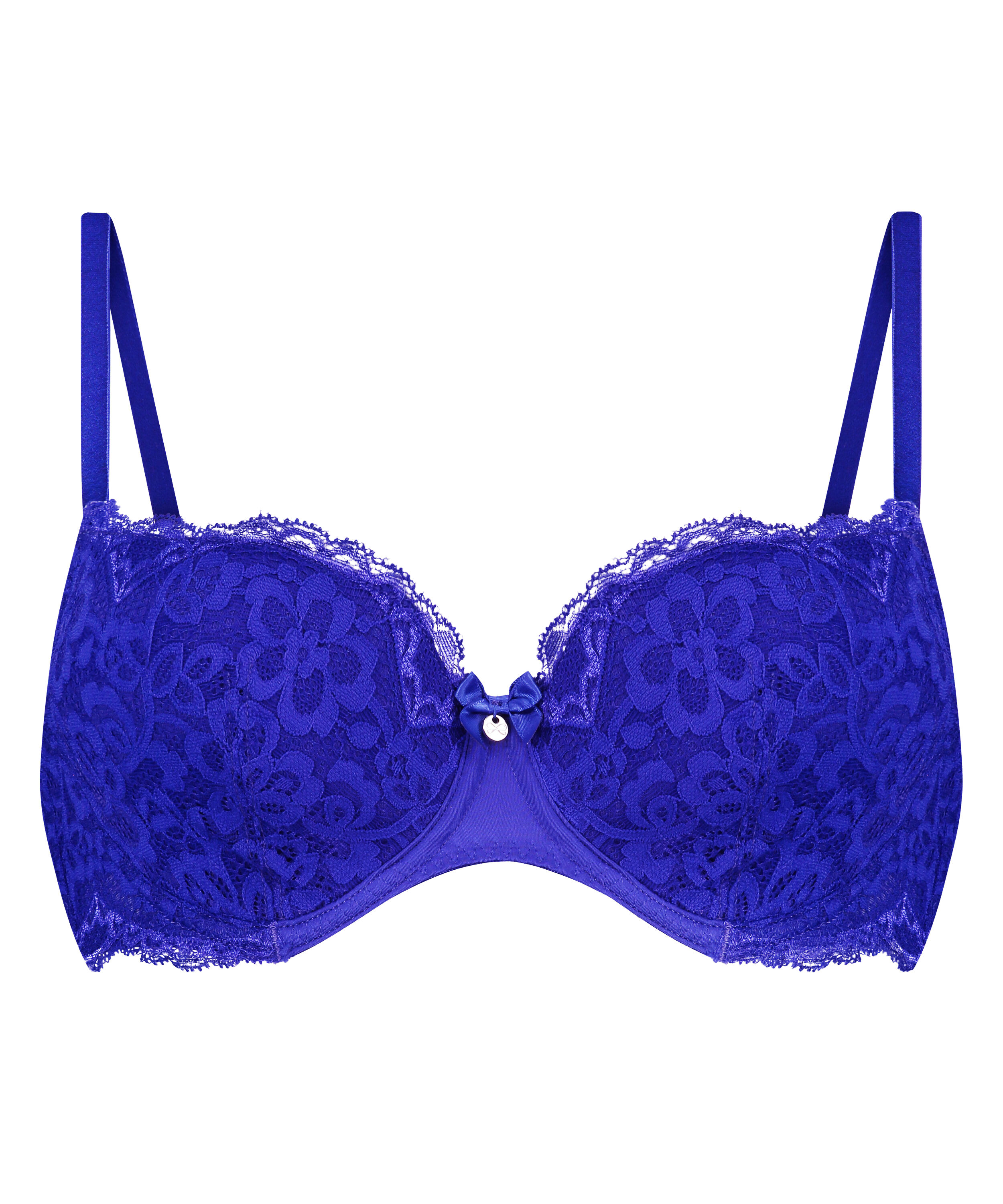 Marine Padded Underwired Bra, Blue