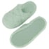 Fake Fur Slippers, Green