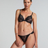 Sia Padded Underwired push-up Bra, Black