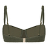 Cairo Non-padded Underwired Bikini Top, Green