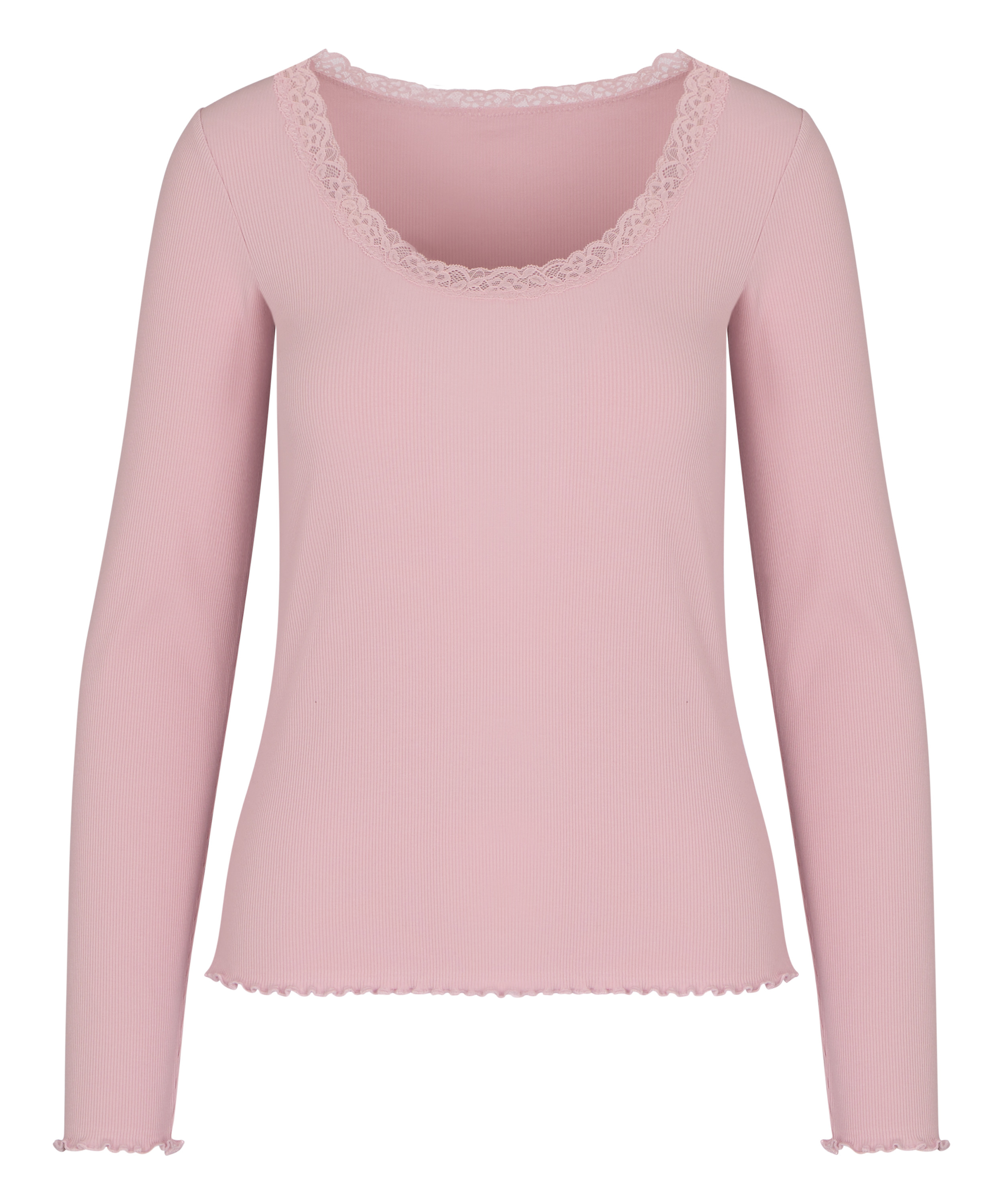 Top Jersey Lace, Pink, main