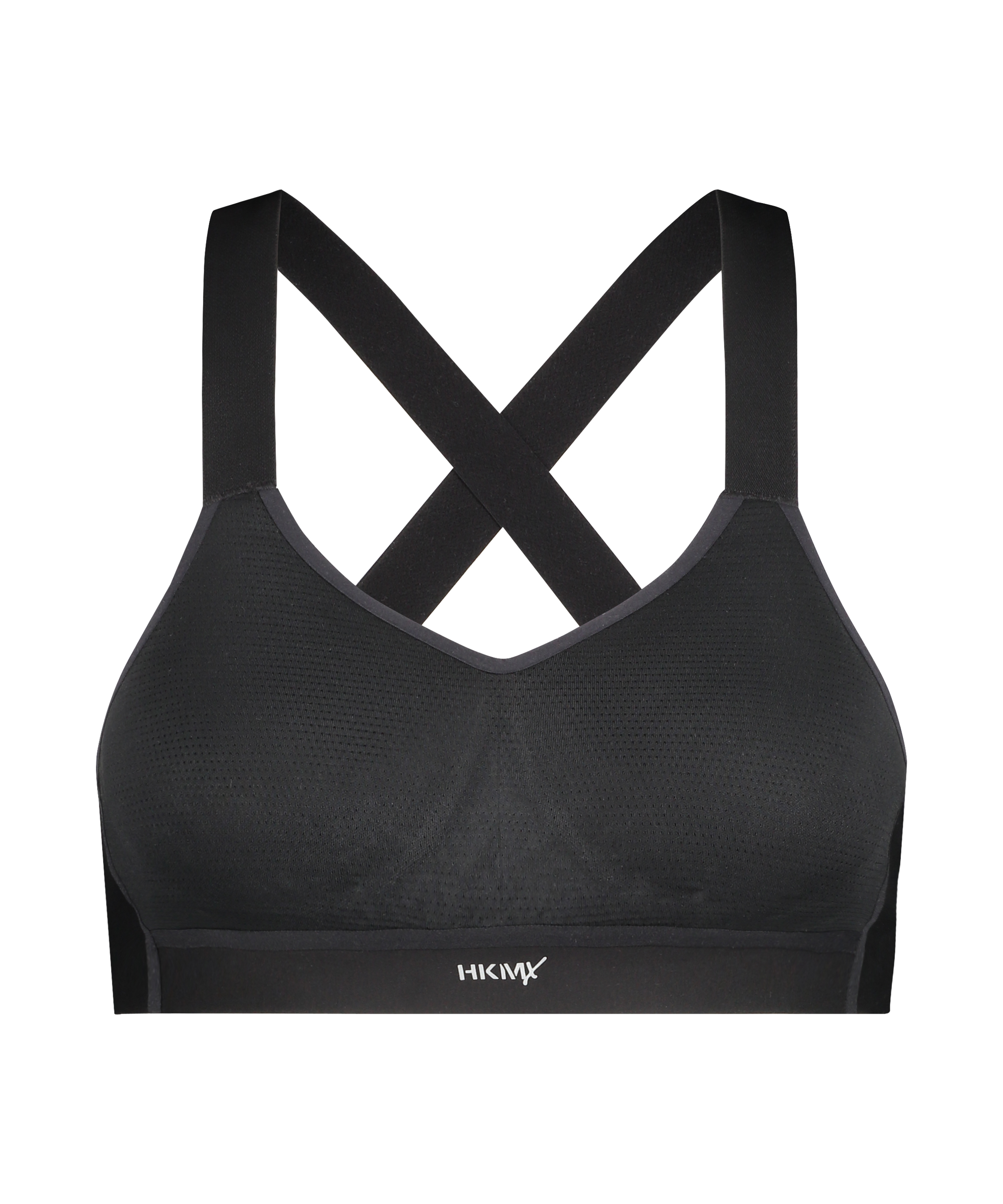 HKMX The Infinity sports bra level 2, Black, main