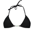 Maui Triangle Bikini Top, Black