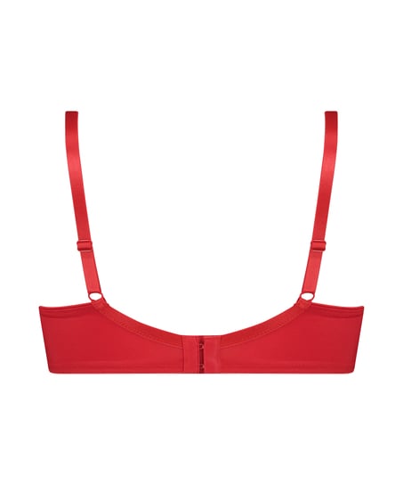 Nina Non-Padded Underwired Minimizer Bra, Red