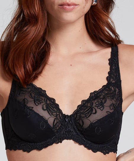 Diva Non-Padded Underwired Bra, Black