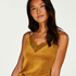 Velvet Lace Cami, Yellow