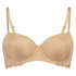 Angie Padded Underwired Bra, Beige