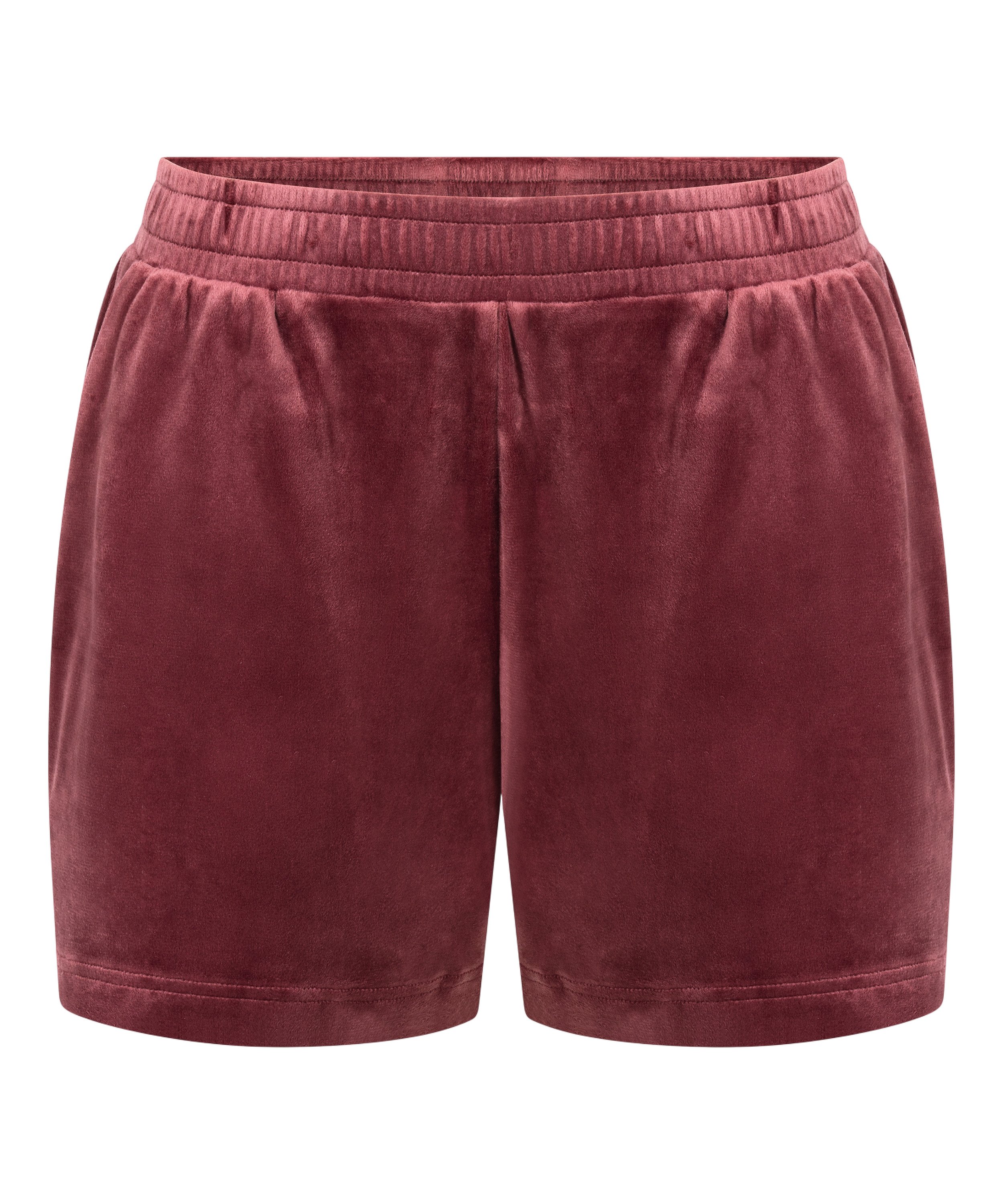 Velvet Pocket shorts, Red, main