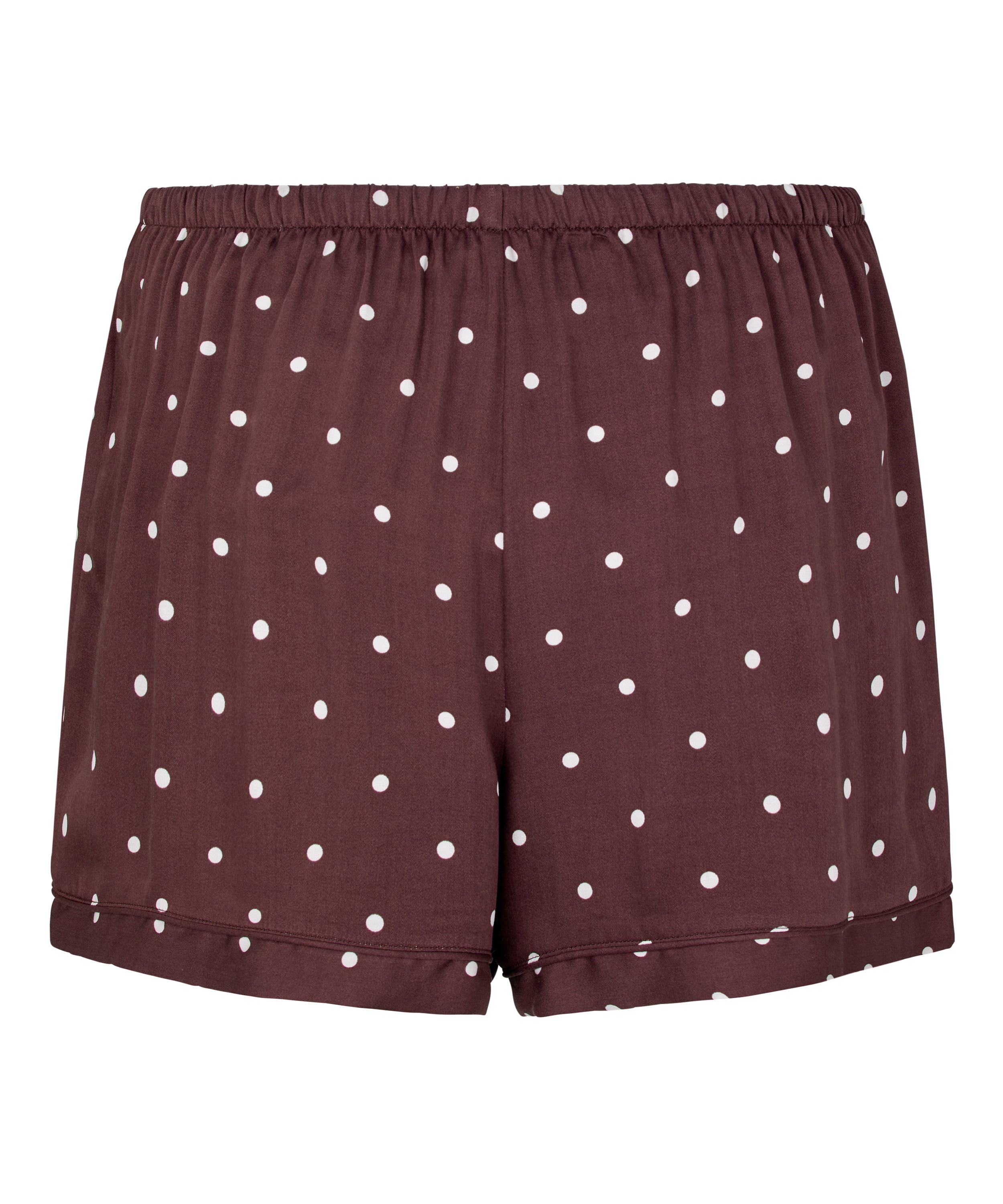 Pyjama Short Satin, Brown, main