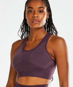 HKMX Sports bra The Motion Level 2, Purple