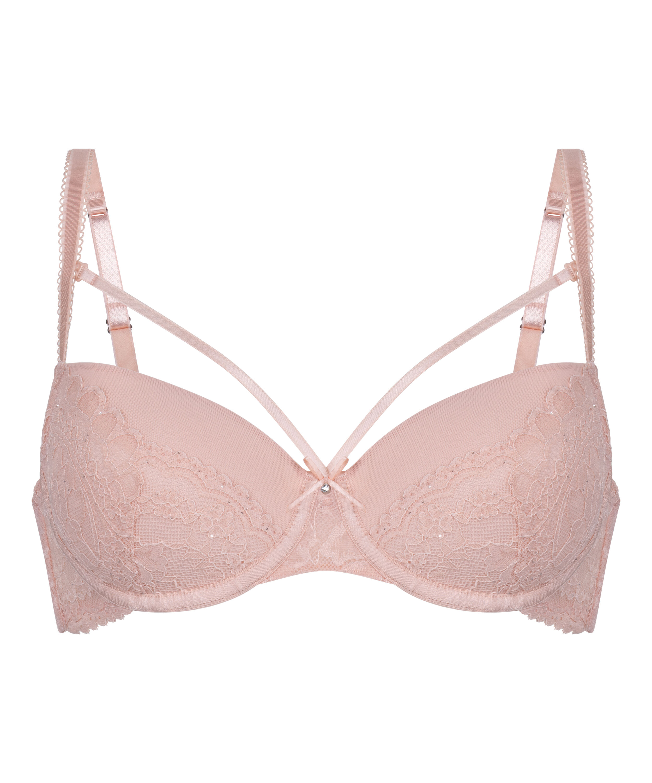 Isadora Padded Underwired Bra, Pink