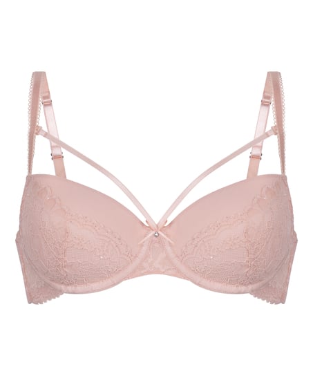 Isadora Padded Underwired Bra, Pink