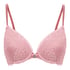 Marine Padded Push-Up Underwired Bra, Pink