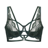 Lyra Non-Padded Longline Underwired Bra, Green
