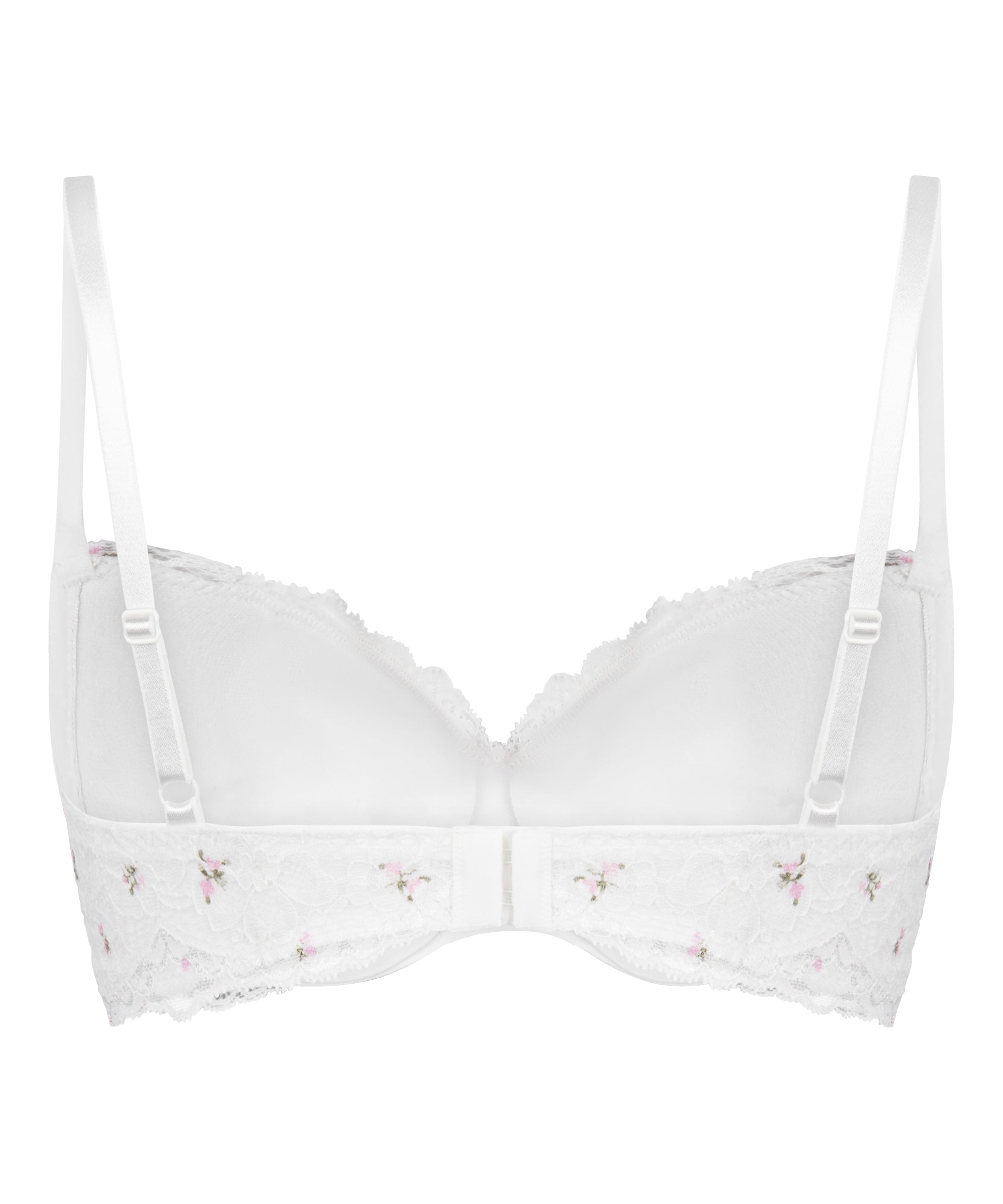 Marine Padded Underwired Bra, White, main