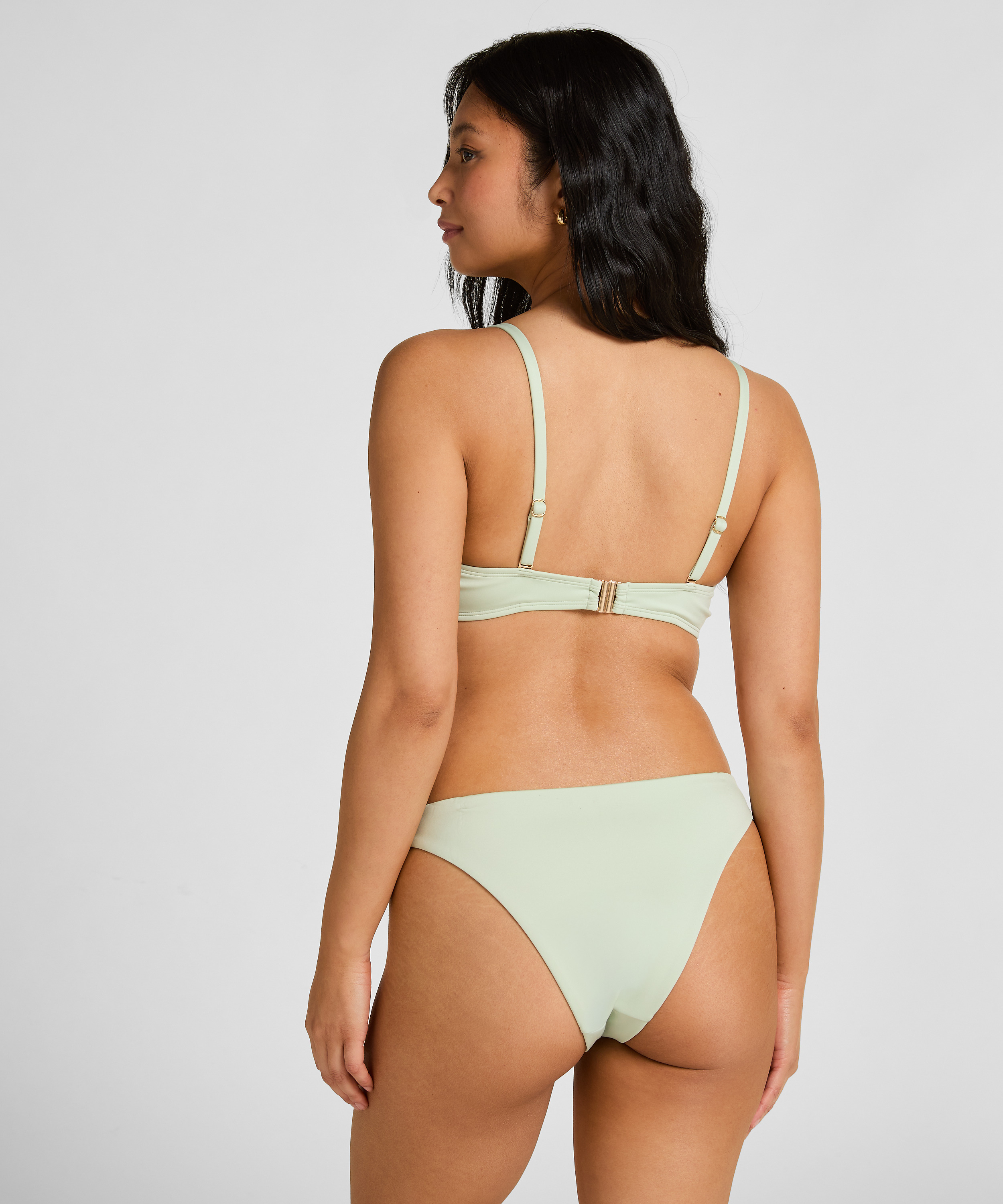 Bandeau Bikini Top Tulum, Green, main
