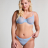 Roza Non-Padded Underwired Bra, Blue
