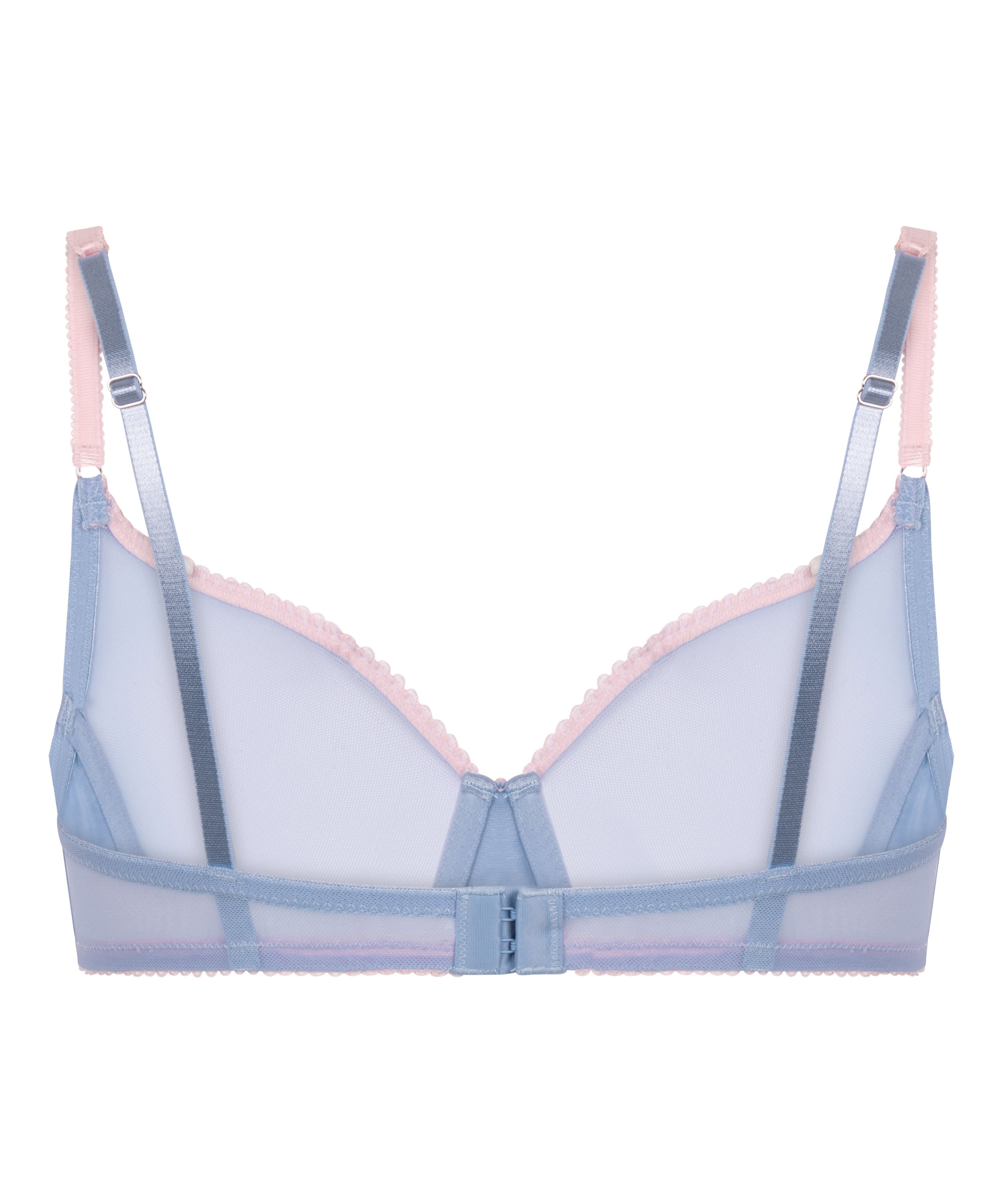 Roza Non-Padded Underwired Bra, Blue, main