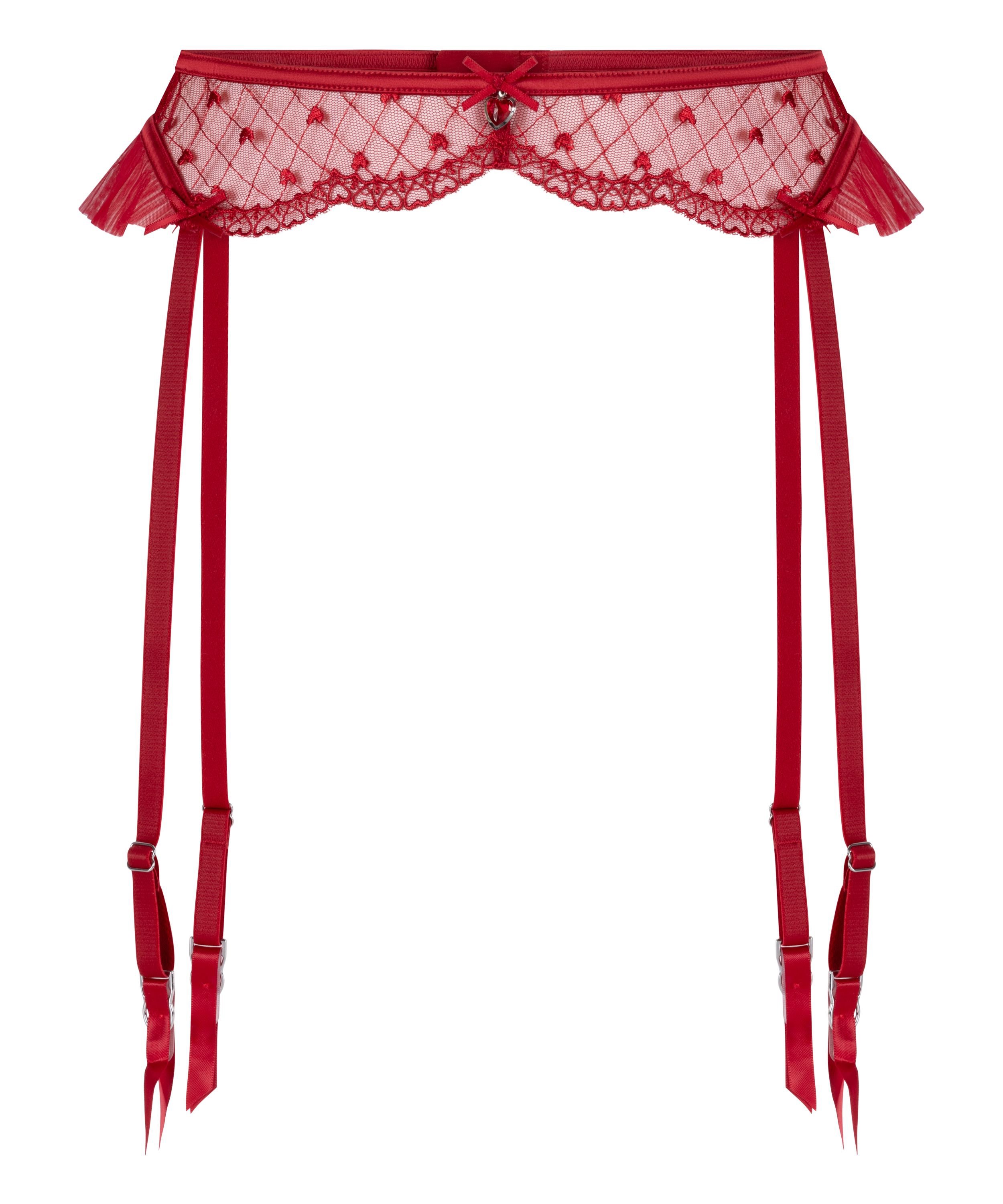 Cordelie Suspenderbelt , Red, main