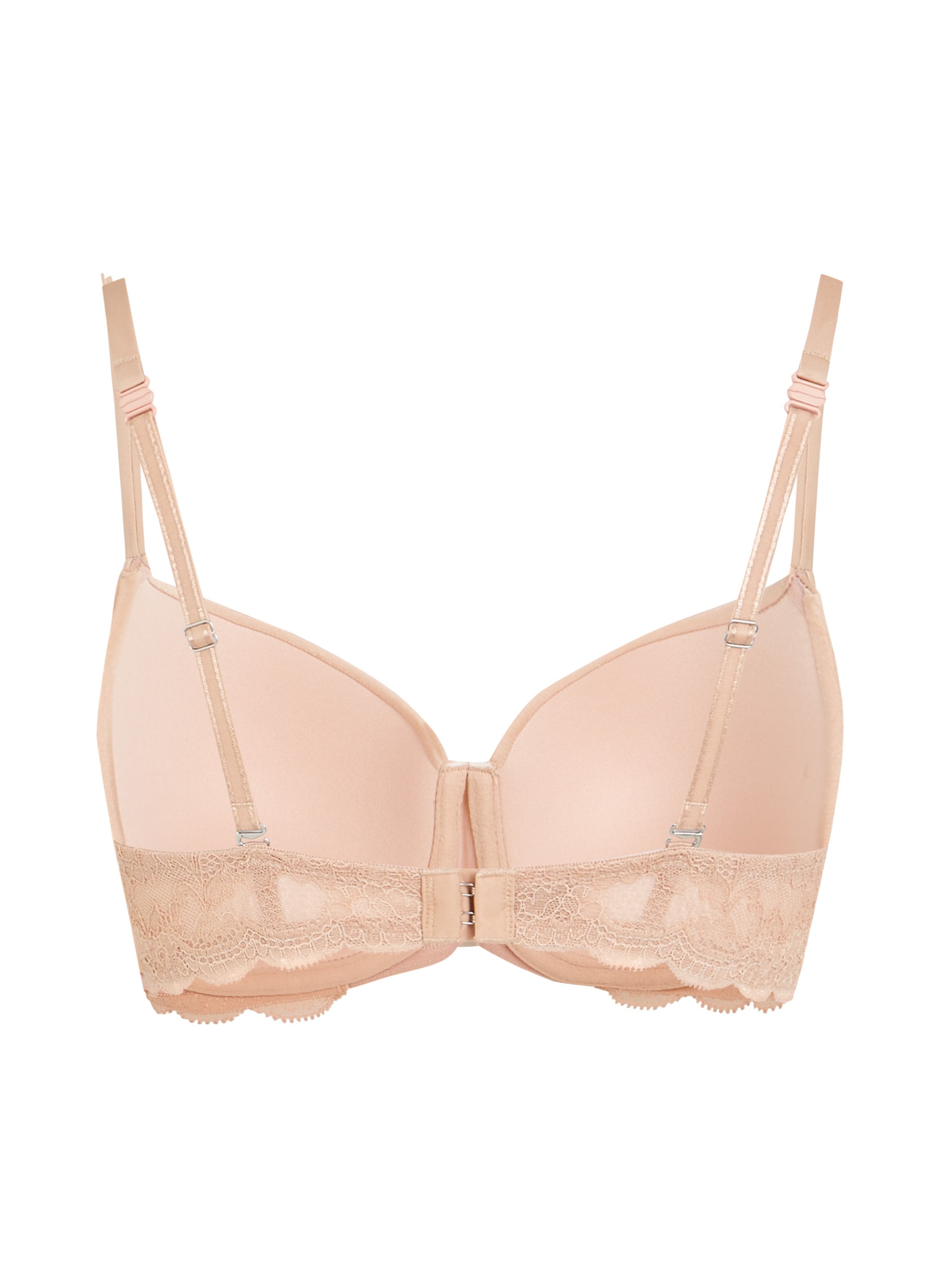 Angie Padded Underwired Bra, Beige, main