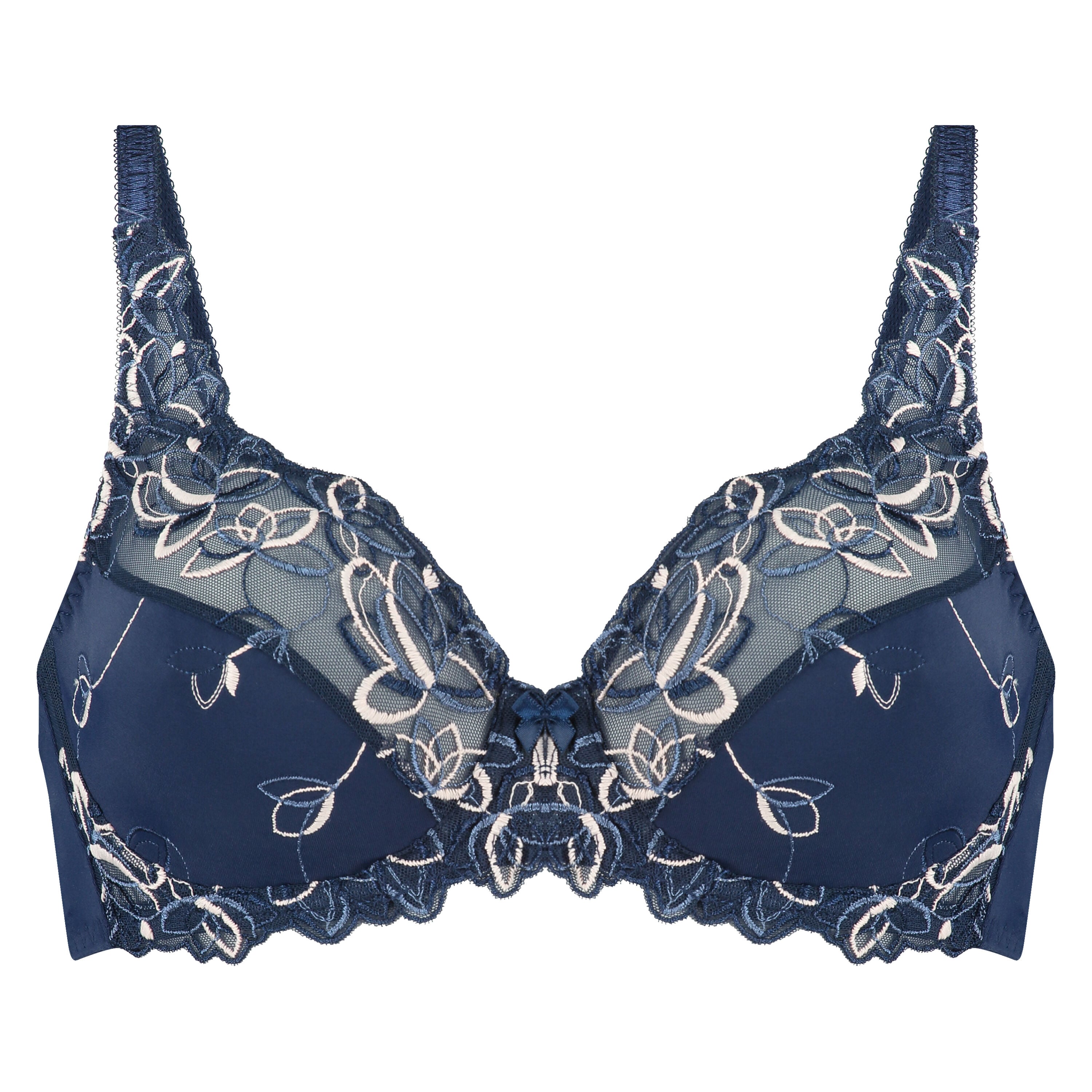 Diva Non-Padded Underwired Bra, Blue