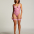Stay Ups 15 Denier Lace, Pink
