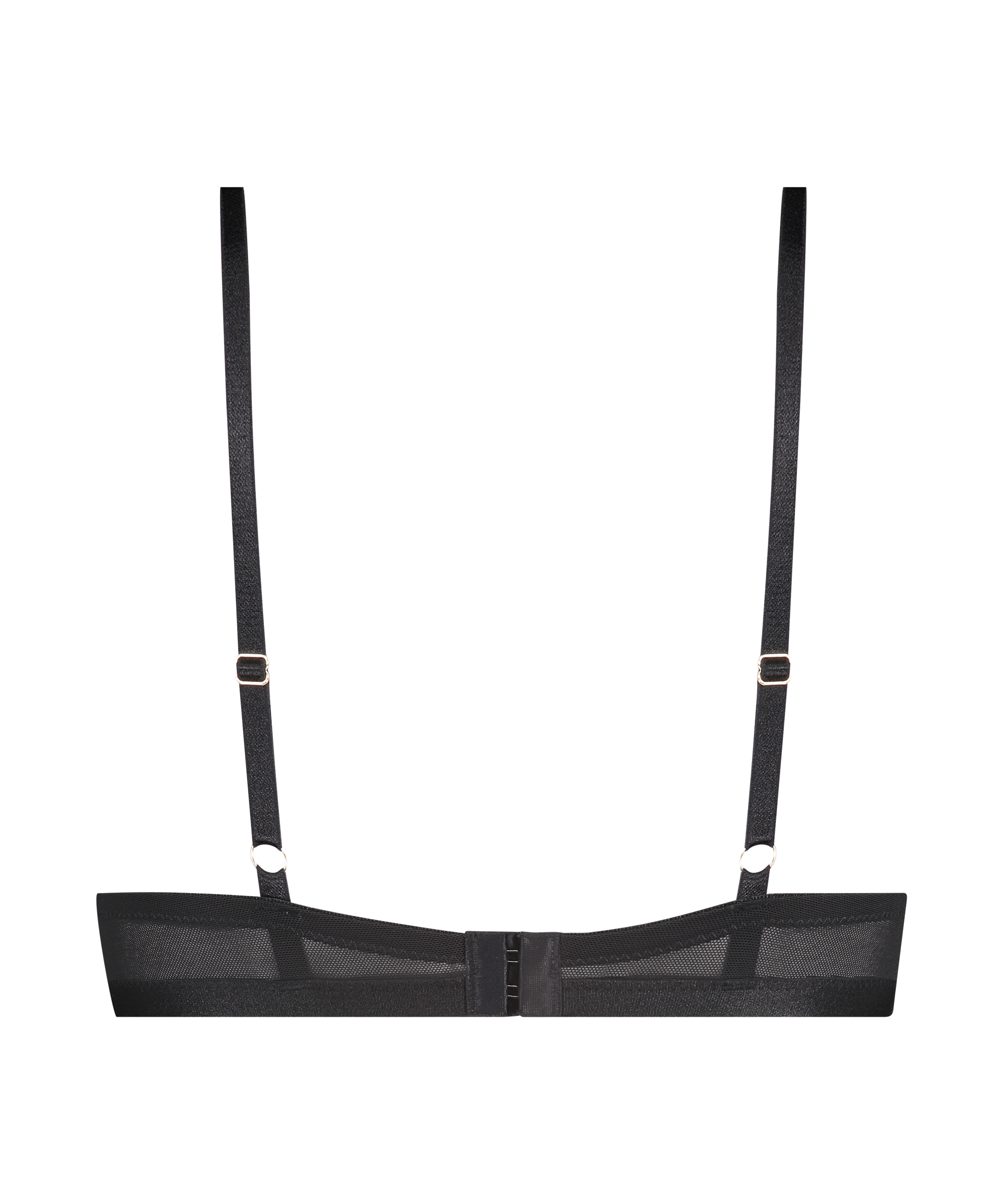 Malika Padded Underwired push-up Bra, Black, main