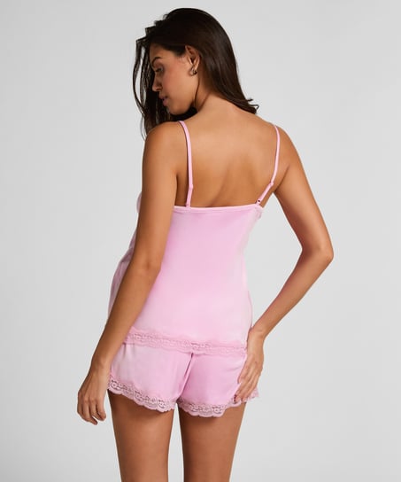 Velours Pyjama Set, Pink