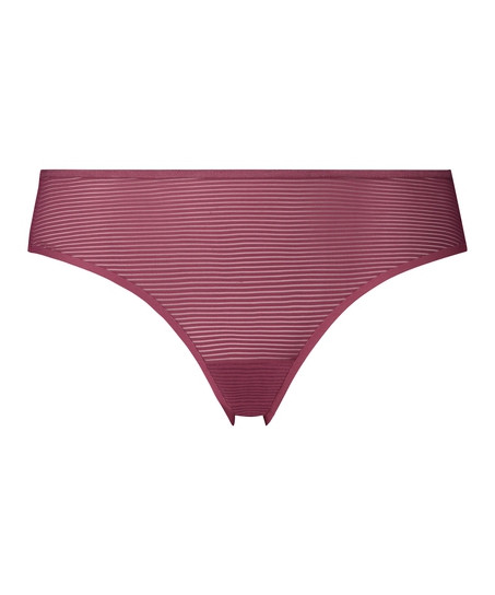 Invisible Brazilian Stripe mesh, Red