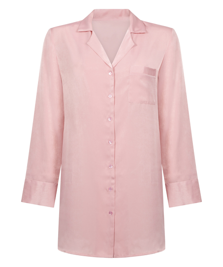 Satin Nightshirt, Pink