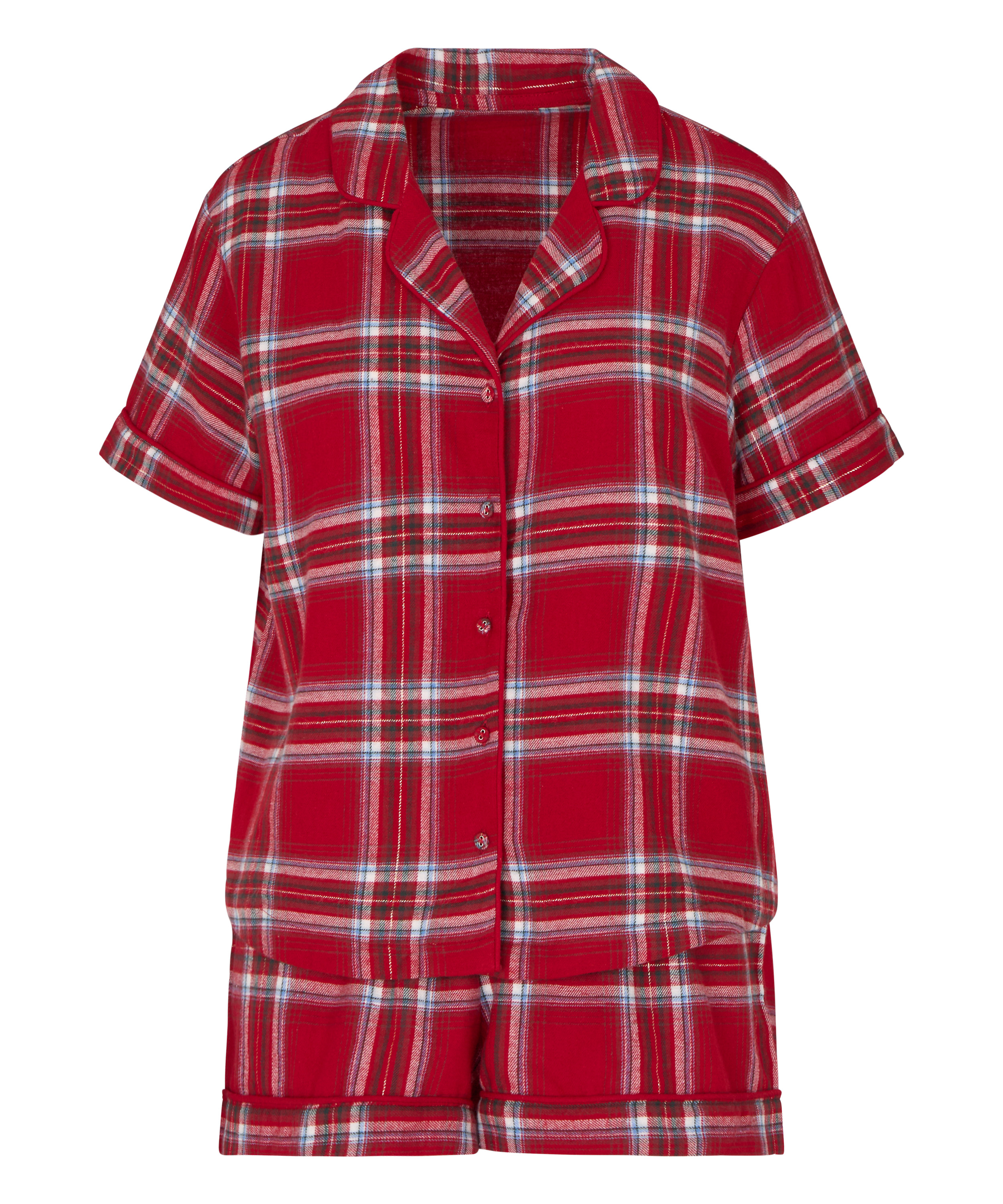 Twill pyjama set, Red, main
