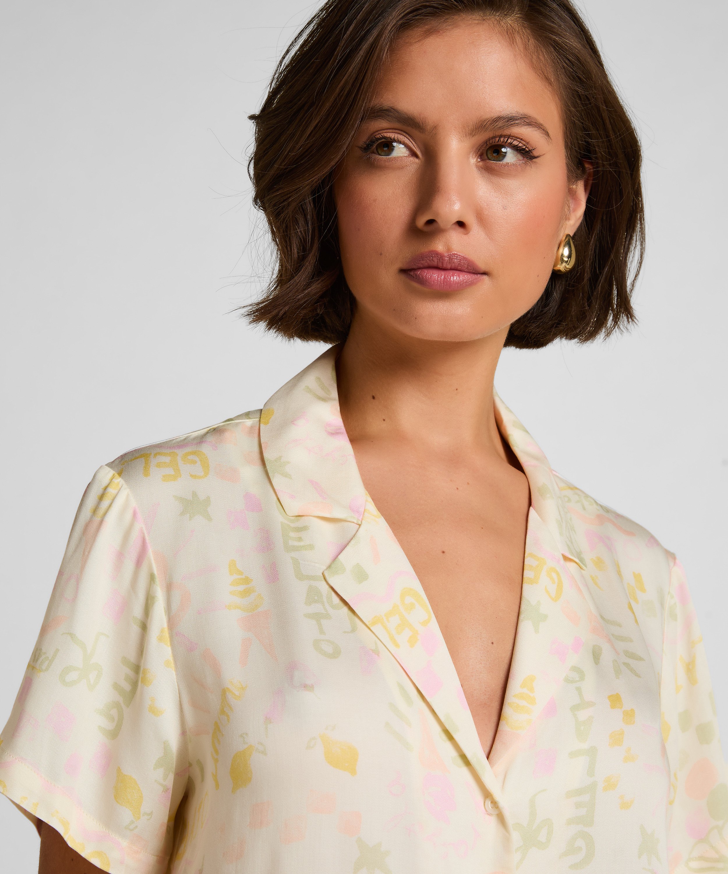 Satin Jacket, White, main