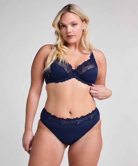 Diva High Knickers, Blue