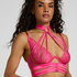 Emmeline Non-Padded Underwired Longline Bra, Pink