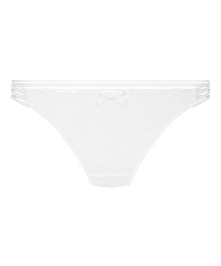 Highleg Tanga Sully, White