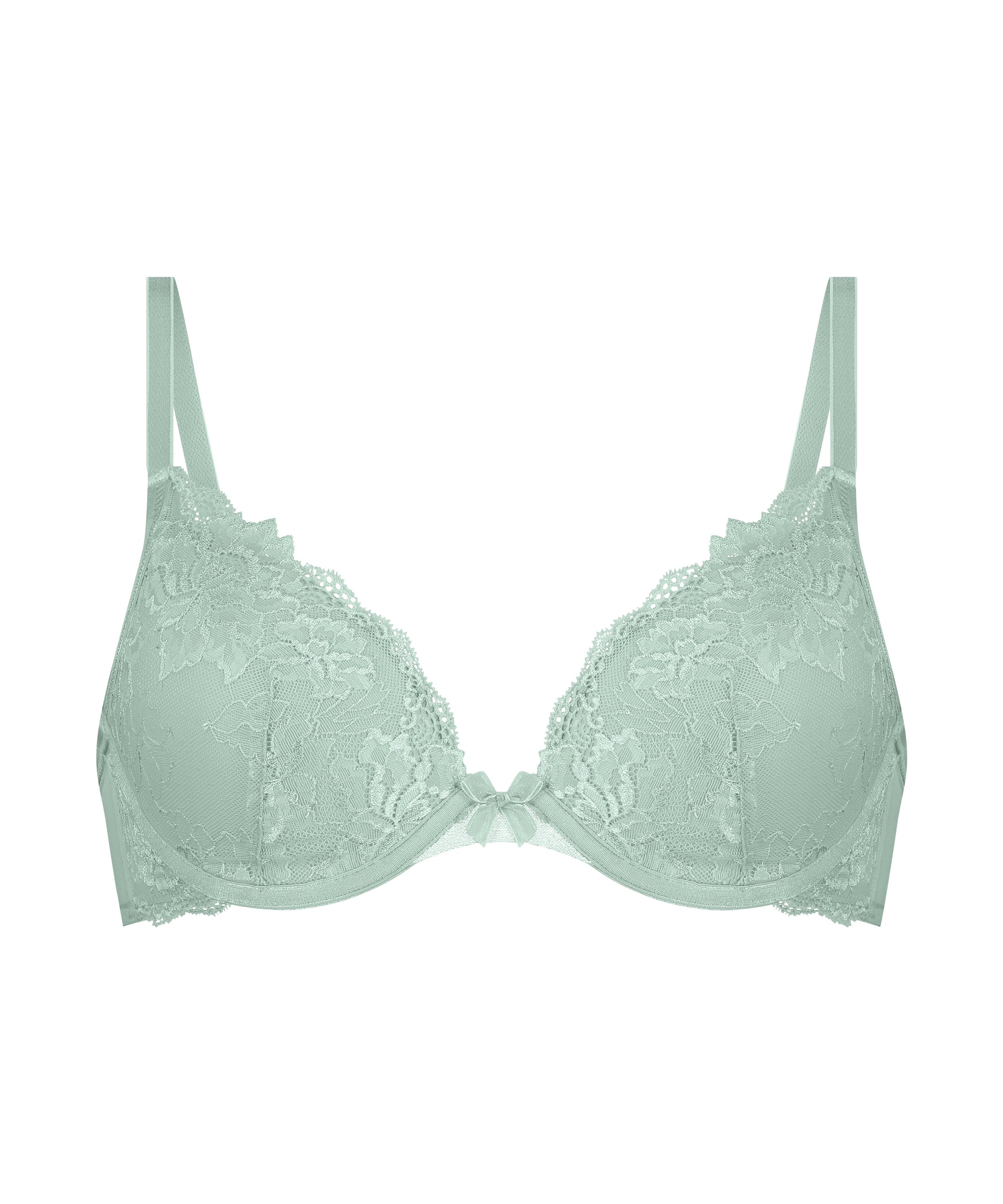 Ida Padded Underwired Bra, Green, main