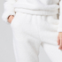 Snuggle Fleece Joggers, White
