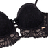 Jamie Padded Underwired Strapless Bra, Black