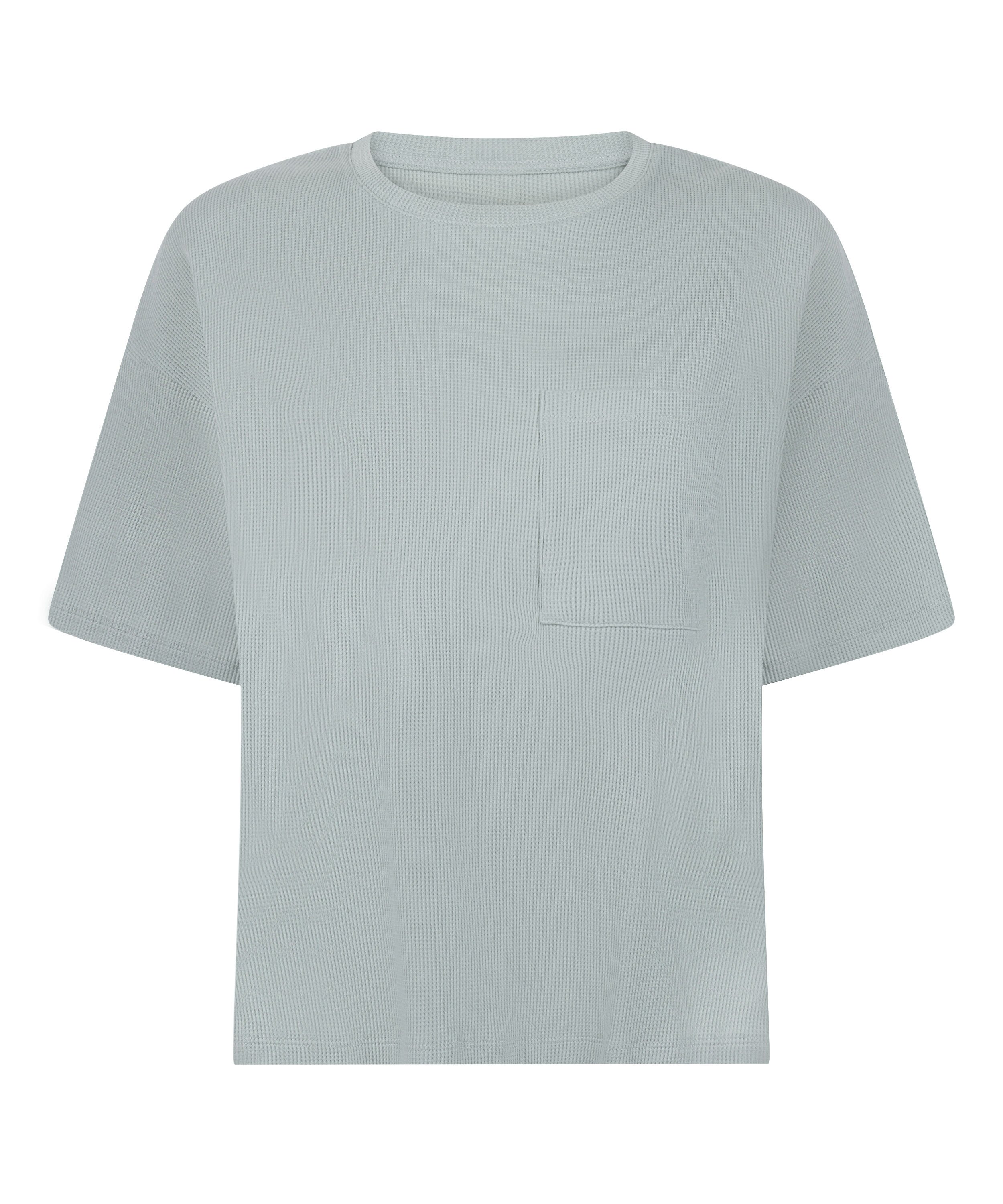 Pyjama Top Waffle, Green